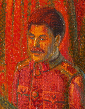 Фрагмент картины «Танец смерти»: Иосиф Виссарионович Сталин.