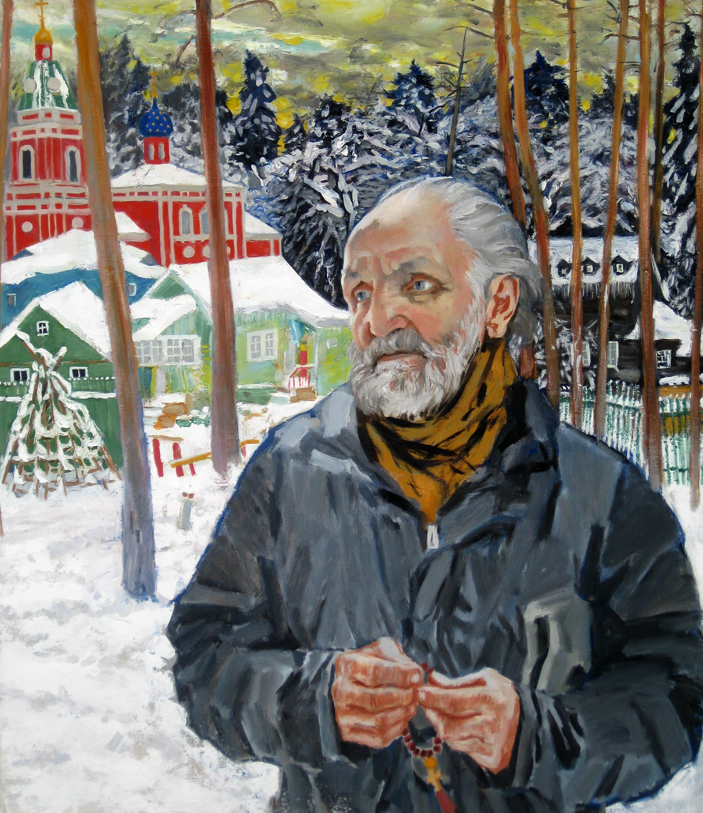 Портрет русского писателя Владимира Николаевича Крупина (февраль 2011г.)
