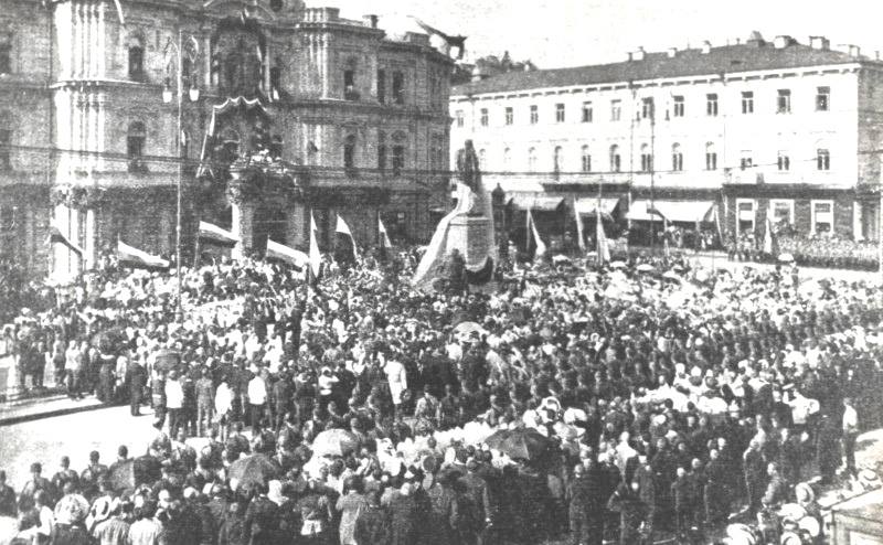 Открытие памятника Столыпину. Киев. 6 сентября 1913 года. Кинохроника.