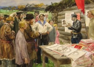 Урок коммунизма для крестьян. 1922.