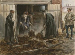 Русское духовенство на принудительных работах. 1918 (1919?).